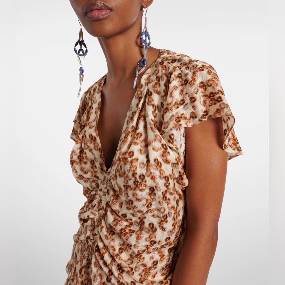 New with tags - Isabel Marant Animal Print Blouse silk